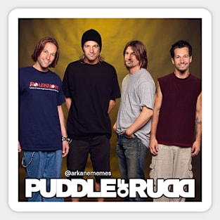 Puddle of Rudd Sticker